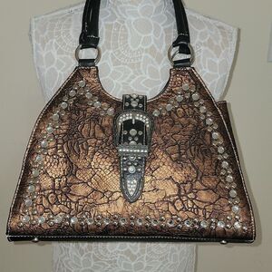 ☆ P&G Collection Concealed Carry Bling Handbag Shoulder Bag ☆ Western ☆